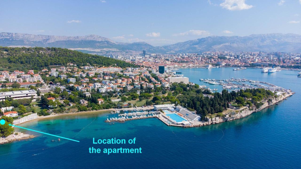 Beachfront Apartment Drazen, With Garden And Parking Split Exterior foto